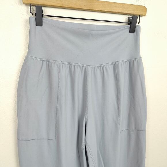 Athleta Salutation‎ Joggers Womens Small Powder Blue Powervita Travel Lounge - Picture 2 of 8